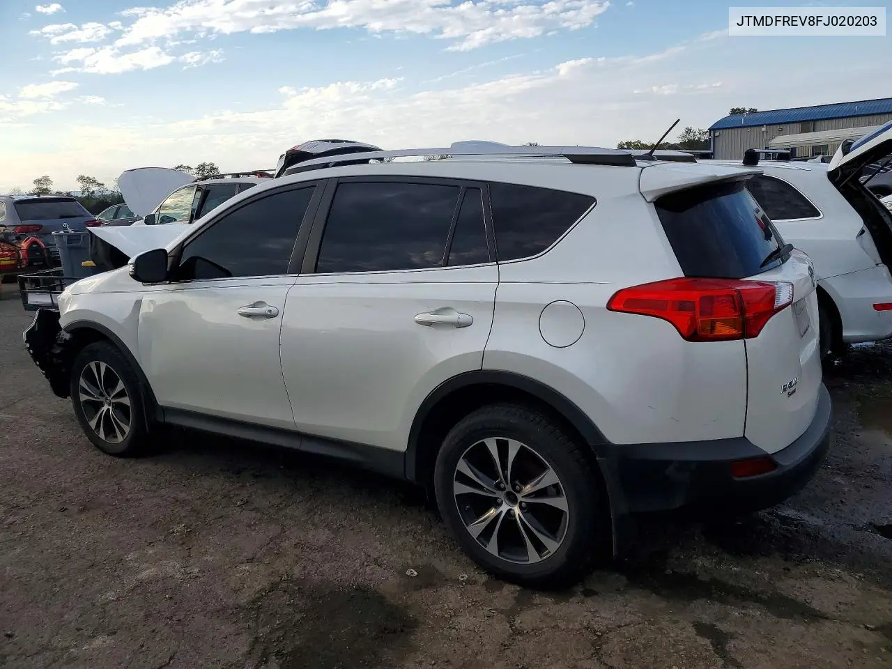 2015 TOYOTA RAV 4 VIN JTMDFREV8FJ020203 — фото 2