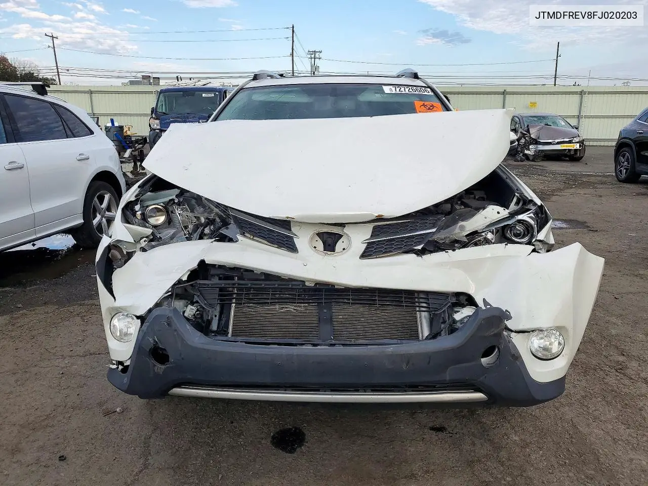 2015 TOYOTA RAV 4 VIN JTMDFREV8FJ020203 — фото 5