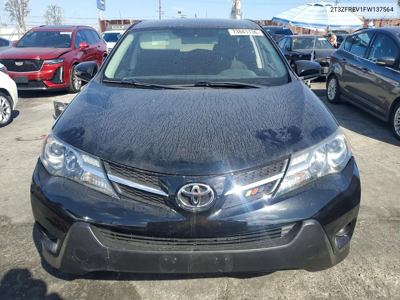 2015 TOYOTA RAV 4 VIN 2T3ZFREV1FW137564 — фото 5