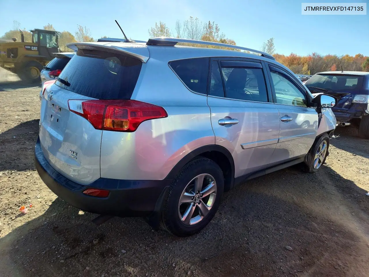 2015 TOYOTA RAV 4 VIN JTMRFREVXFD147135 — фото 3