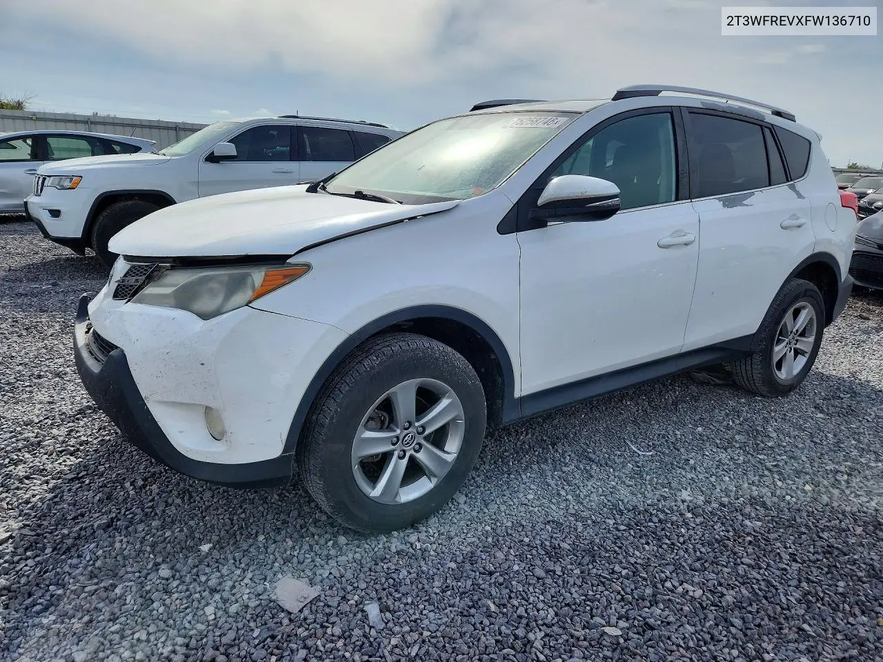 TOYOTA RAV 4 2015, VIN 2T3WFREVXFW136710