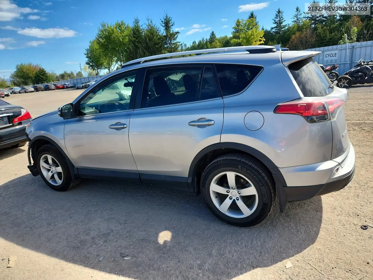 2016 TOYOTA RAV 4 VIN 2T3ZFREV3GW304363 — фото 2