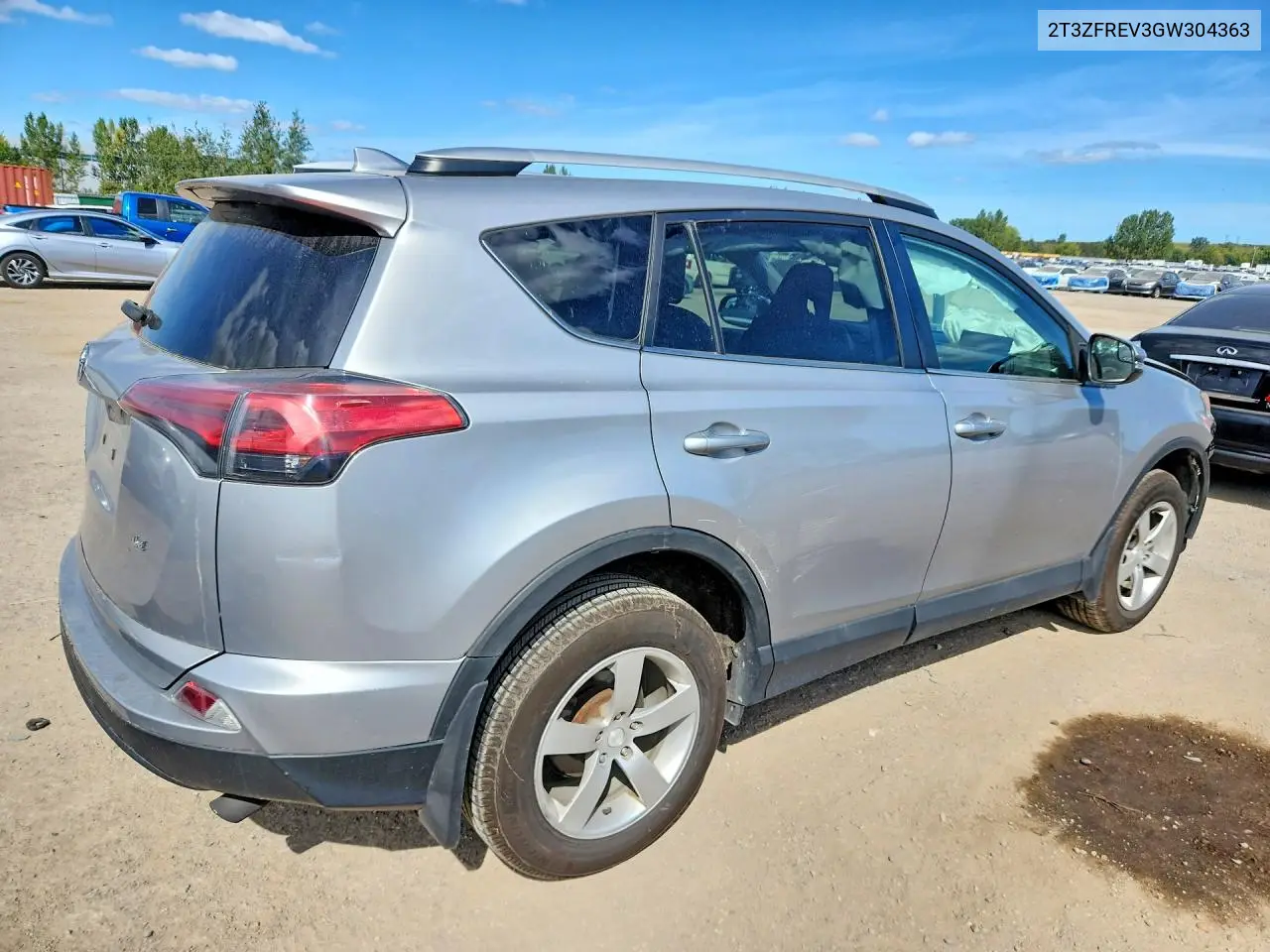 2016 TOYOTA RAV 4 VIN 2T3ZFREV3GW304363 — фото 3