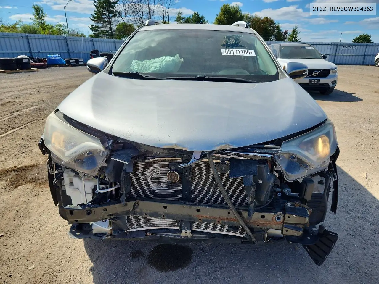 2016 TOYOTA RAV 4 VIN 2T3ZFREV3GW304363 — фото 5