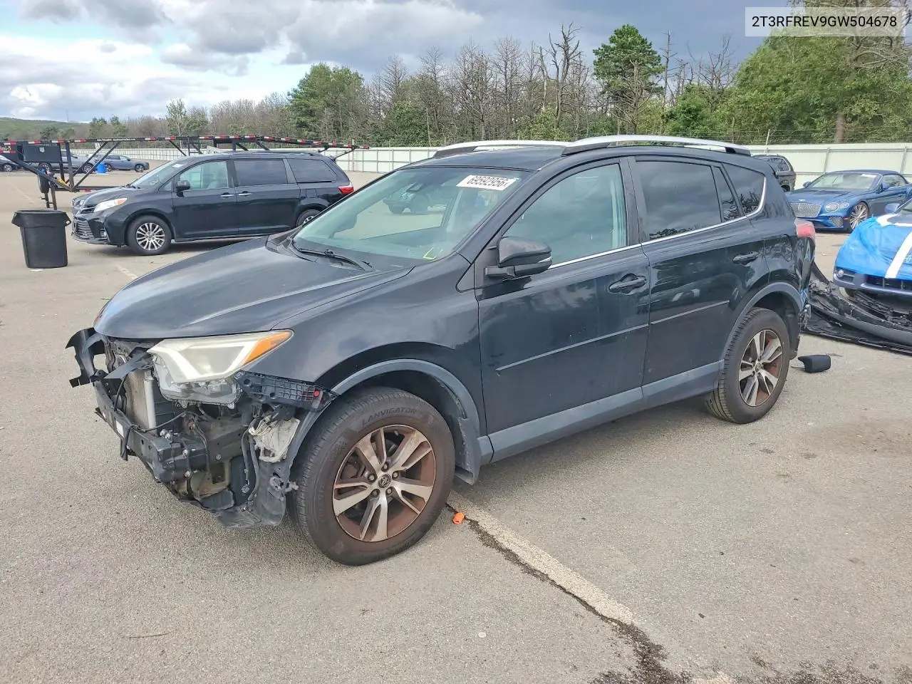 TOYOTA RAV 4 2016, VIN 2T3RFREV9GW504678