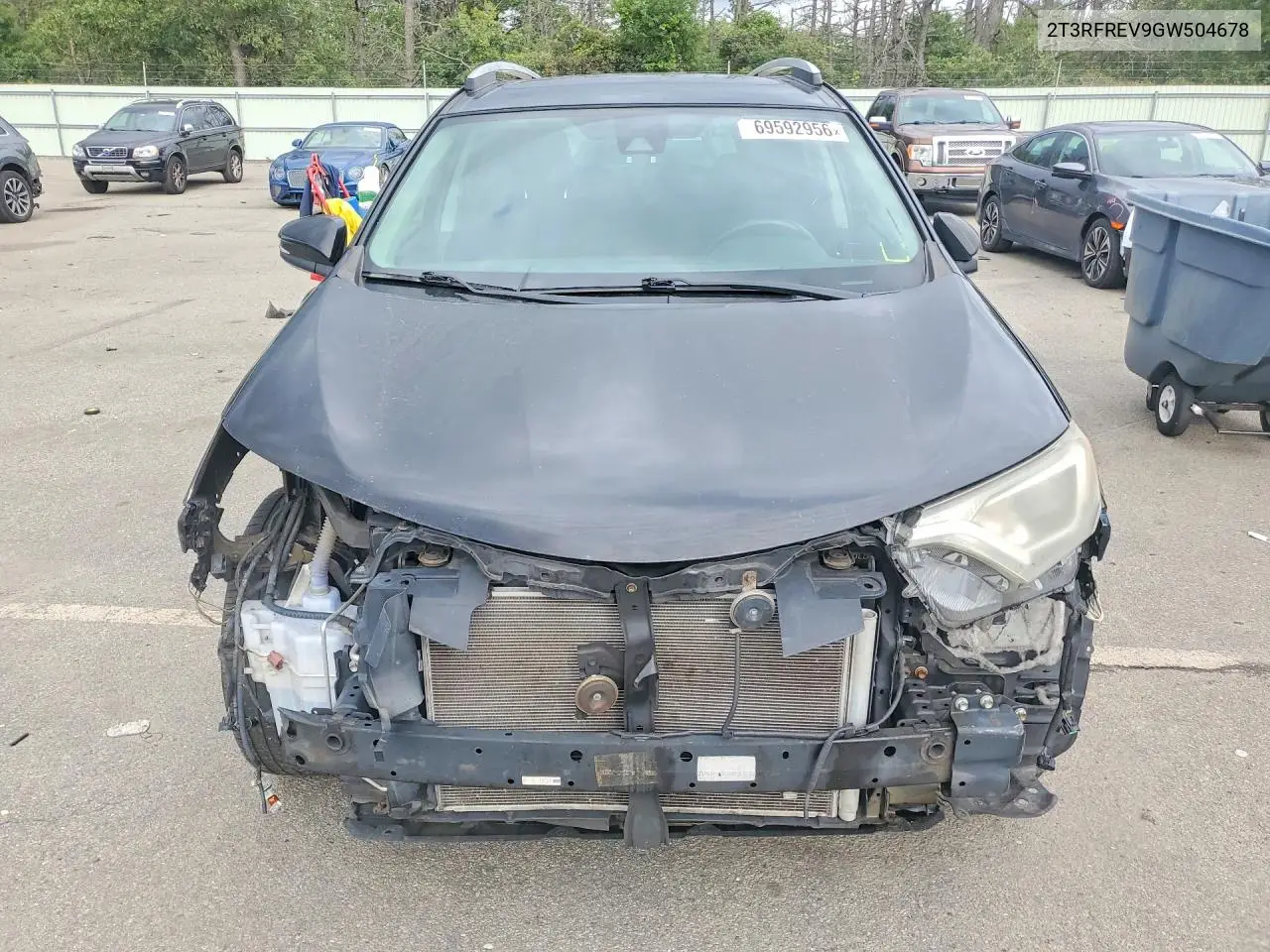 2016 TOYOTA RAV 4 VIN 2T3RFREV9GW504678 — фото 5