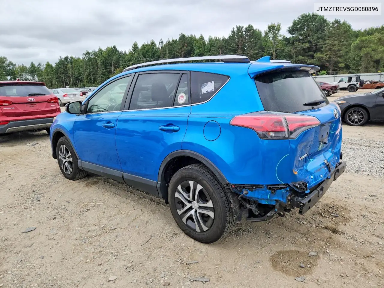 2016 TOYOTA RAV 4 VIN JTMZFREV5GD080896 — фото 2