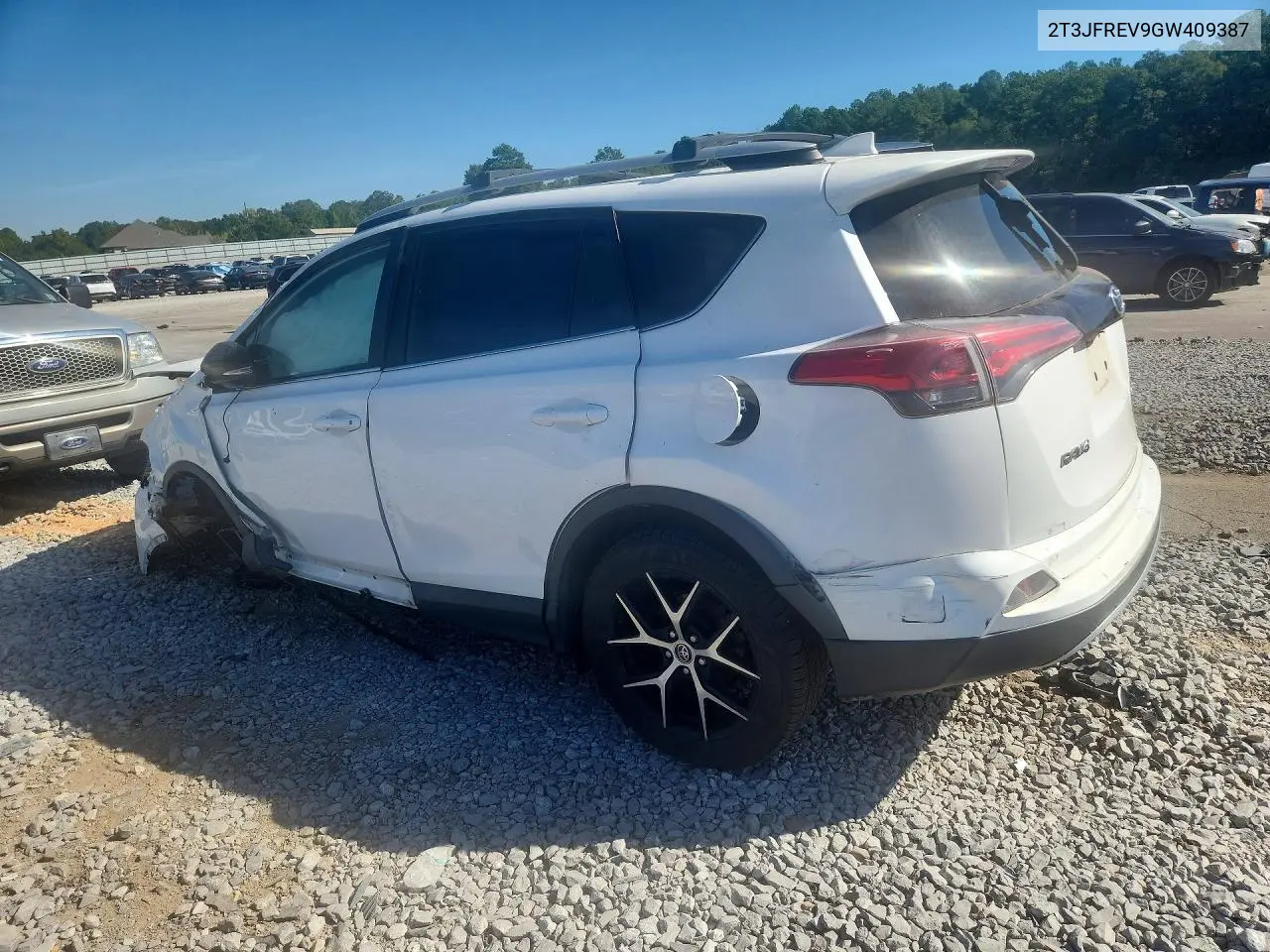 2016 TOYOTA RAV 4 VIN 2T3JFREV9GW409387 — фото 2