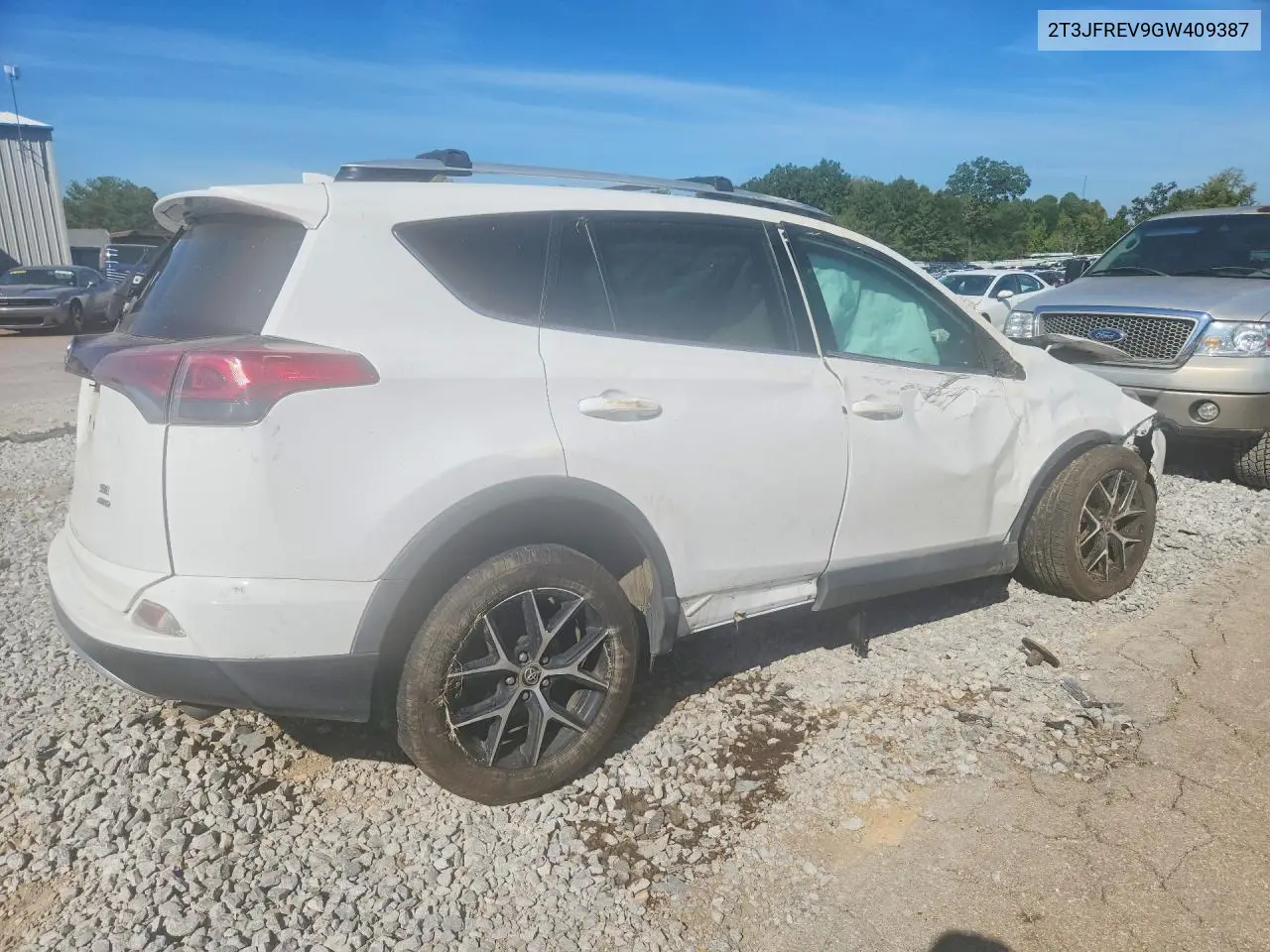 2016 TOYOTA RAV 4 VIN 2T3JFREV9GW409387 — фото 3