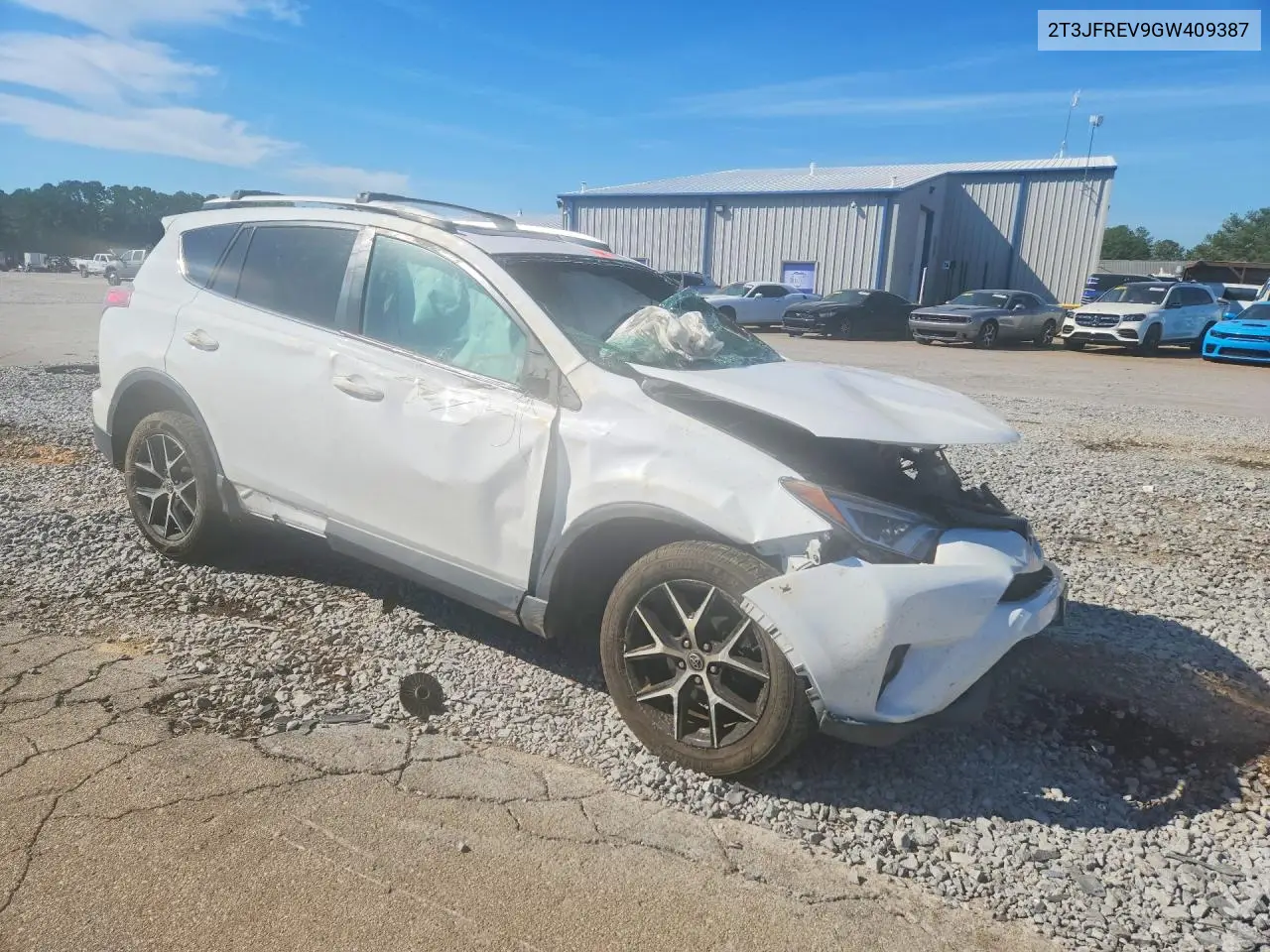 2016 TOYOTA RAV 4 VIN 2T3JFREV9GW409387 — фото 4