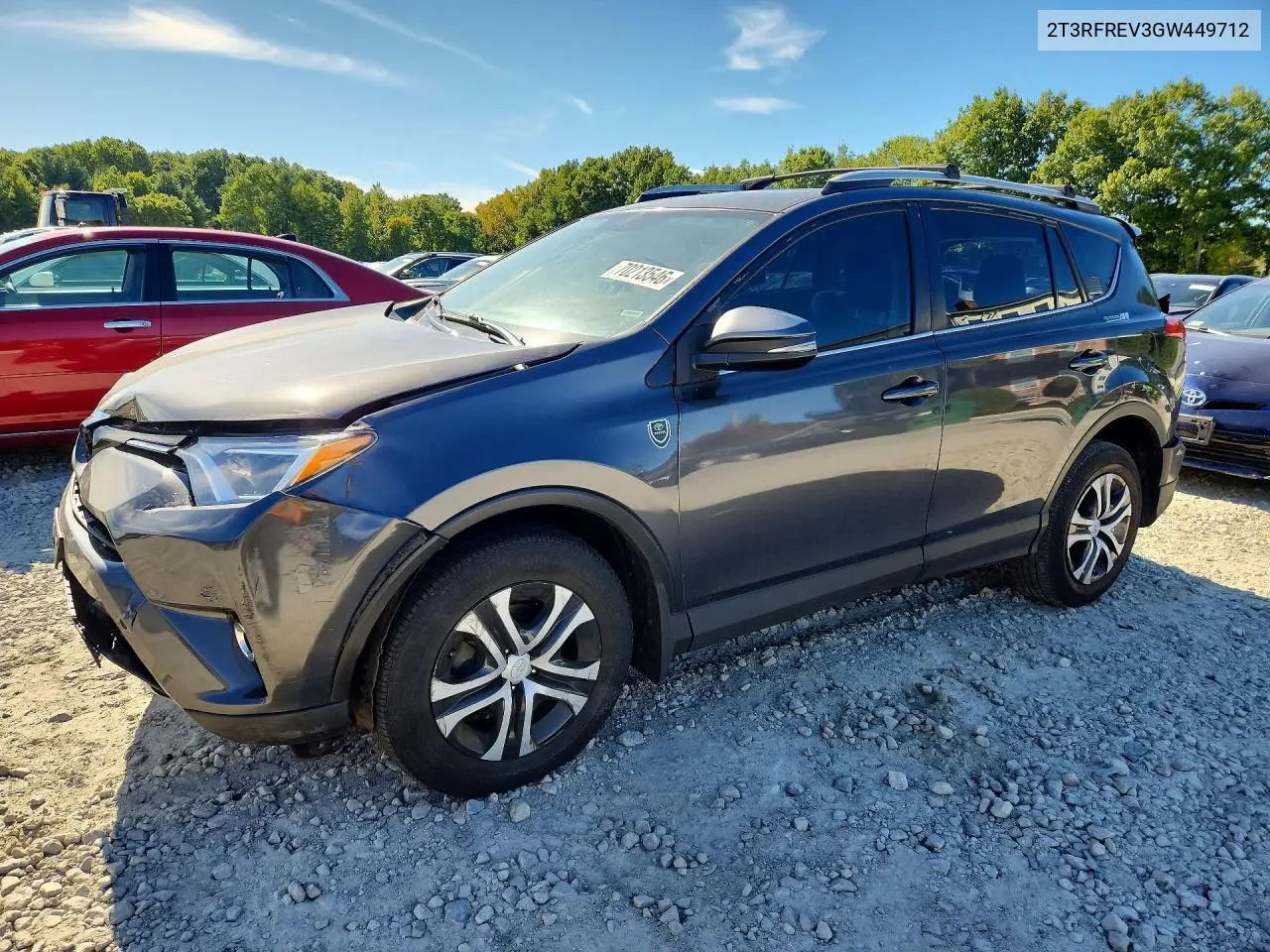TOYOTA RAV 4 2016, VIN 2T3RFREV3GW449712