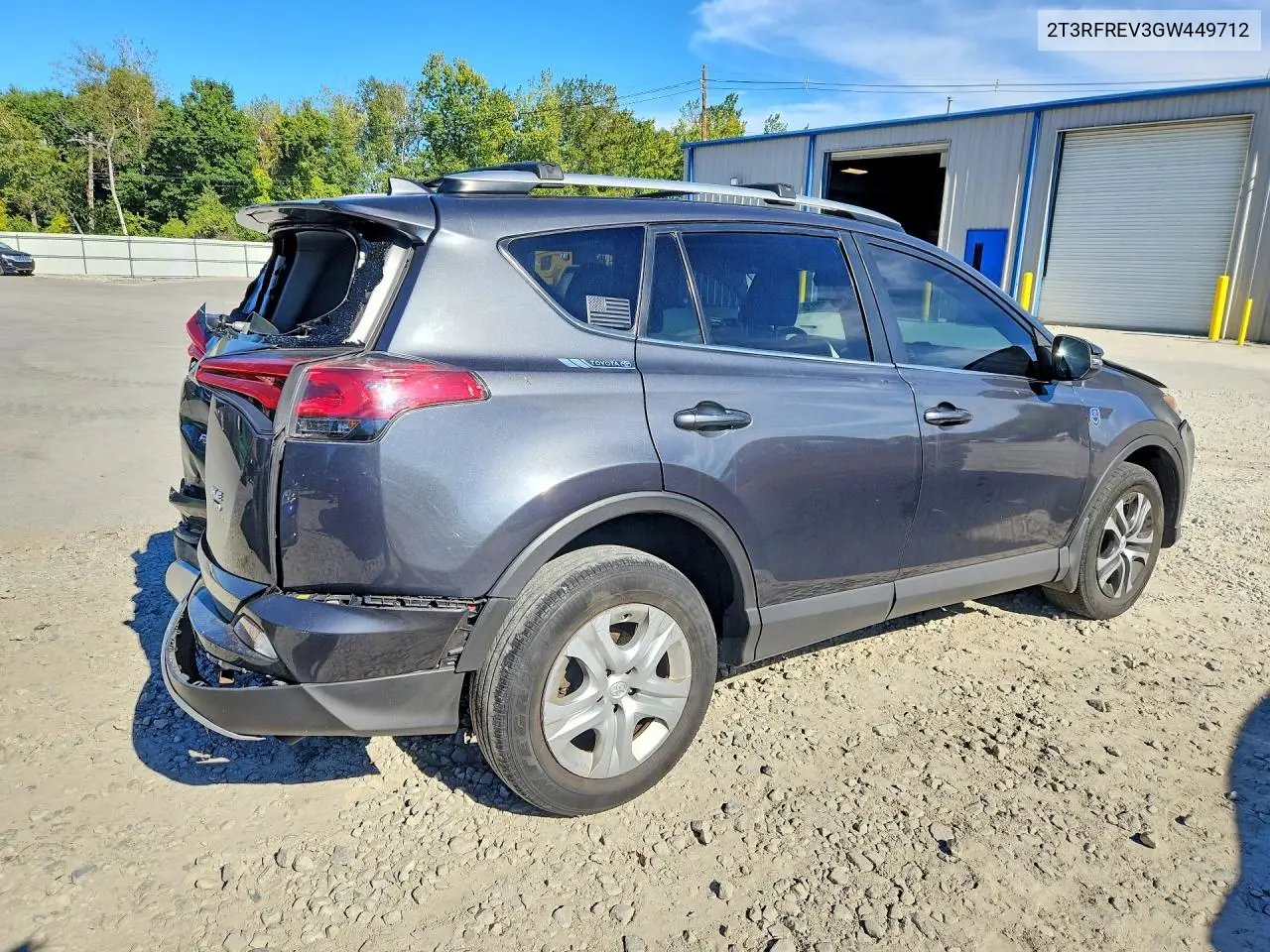 2016 TOYOTA RAV 4 VIN 2T3RFREV3GW449712 — фото 3