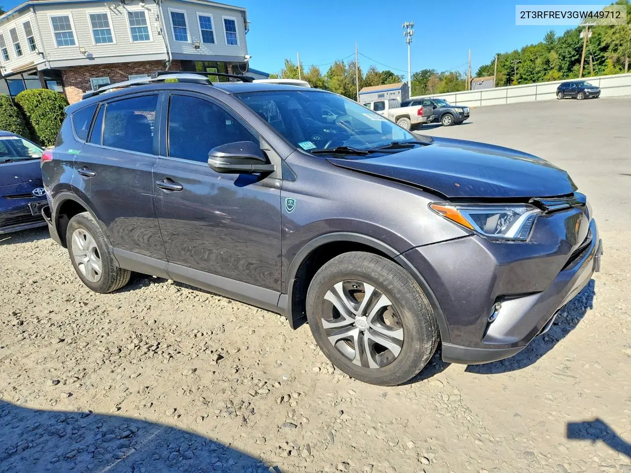 2016 TOYOTA RAV 4 VIN 2T3RFREV3GW449712 — фото 4