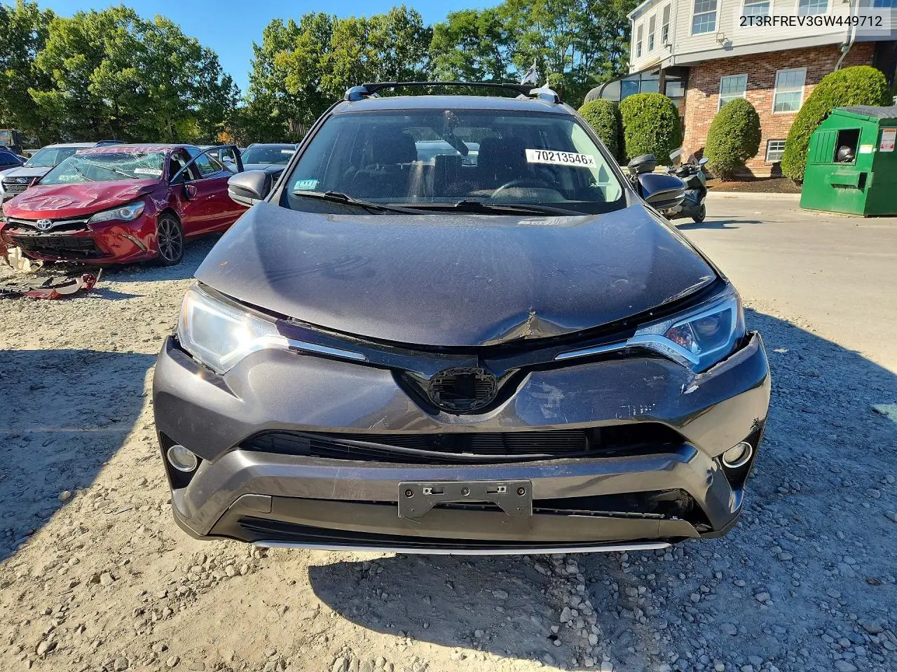2016 TOYOTA RAV 4 VIN 2T3RFREV3GW449712 — фото 5