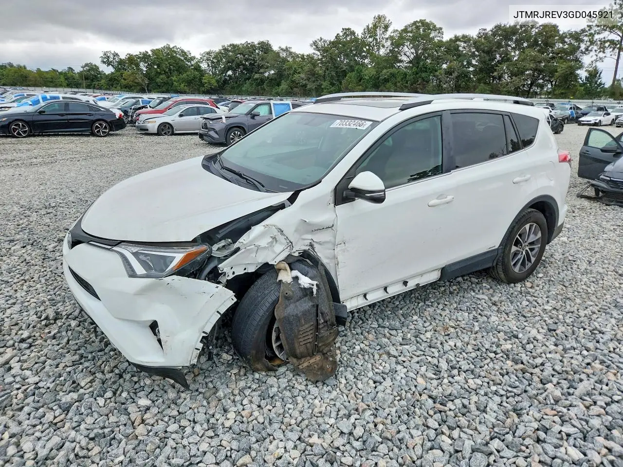 TOYOTA RAV 4 2016, VIN JTMRJREV3GD045921