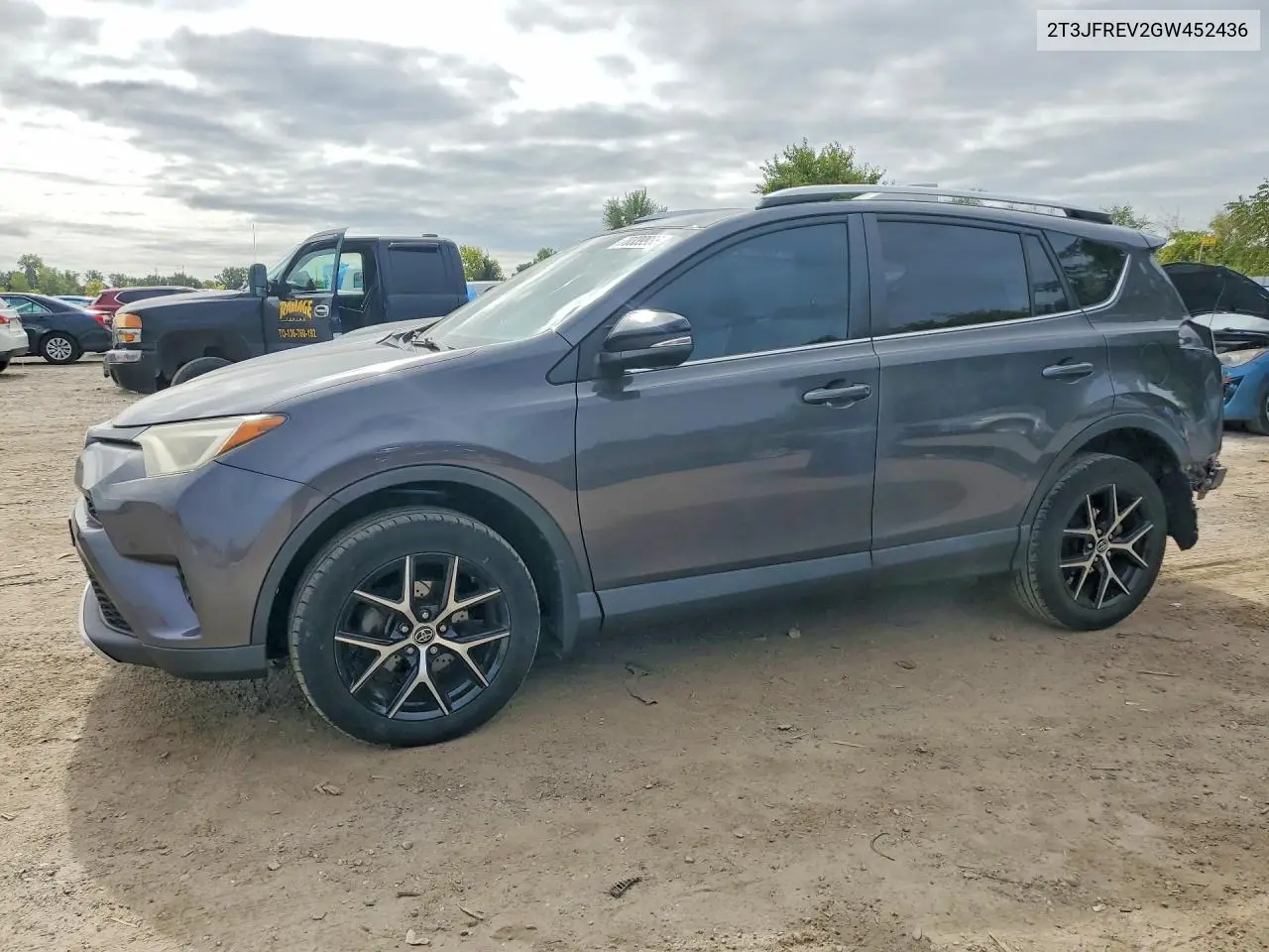 TOYOTA RAV 4 2016, VIN 2T3JFREV2GW452436