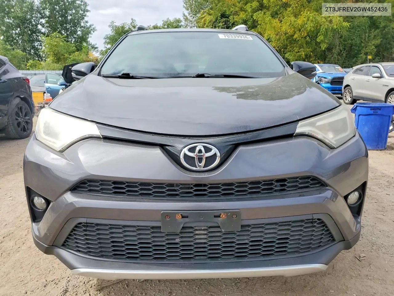2016 TOYOTA RAV 4 VIN 2T3JFREV2GW452436 — фото 5