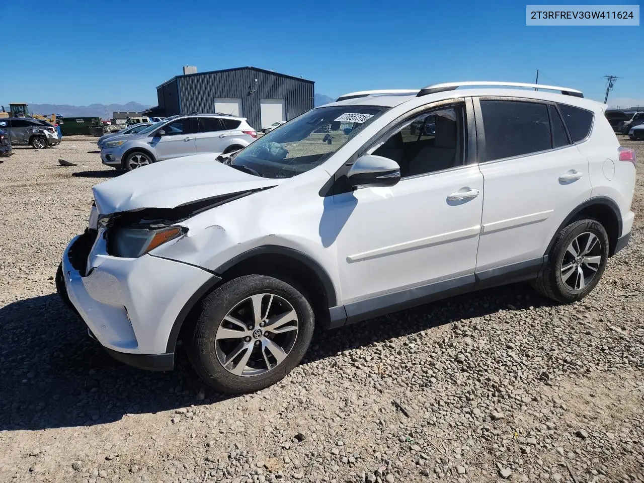 TOYOTA RAV 4 2016, VIN 2T3RFREV3GW411624