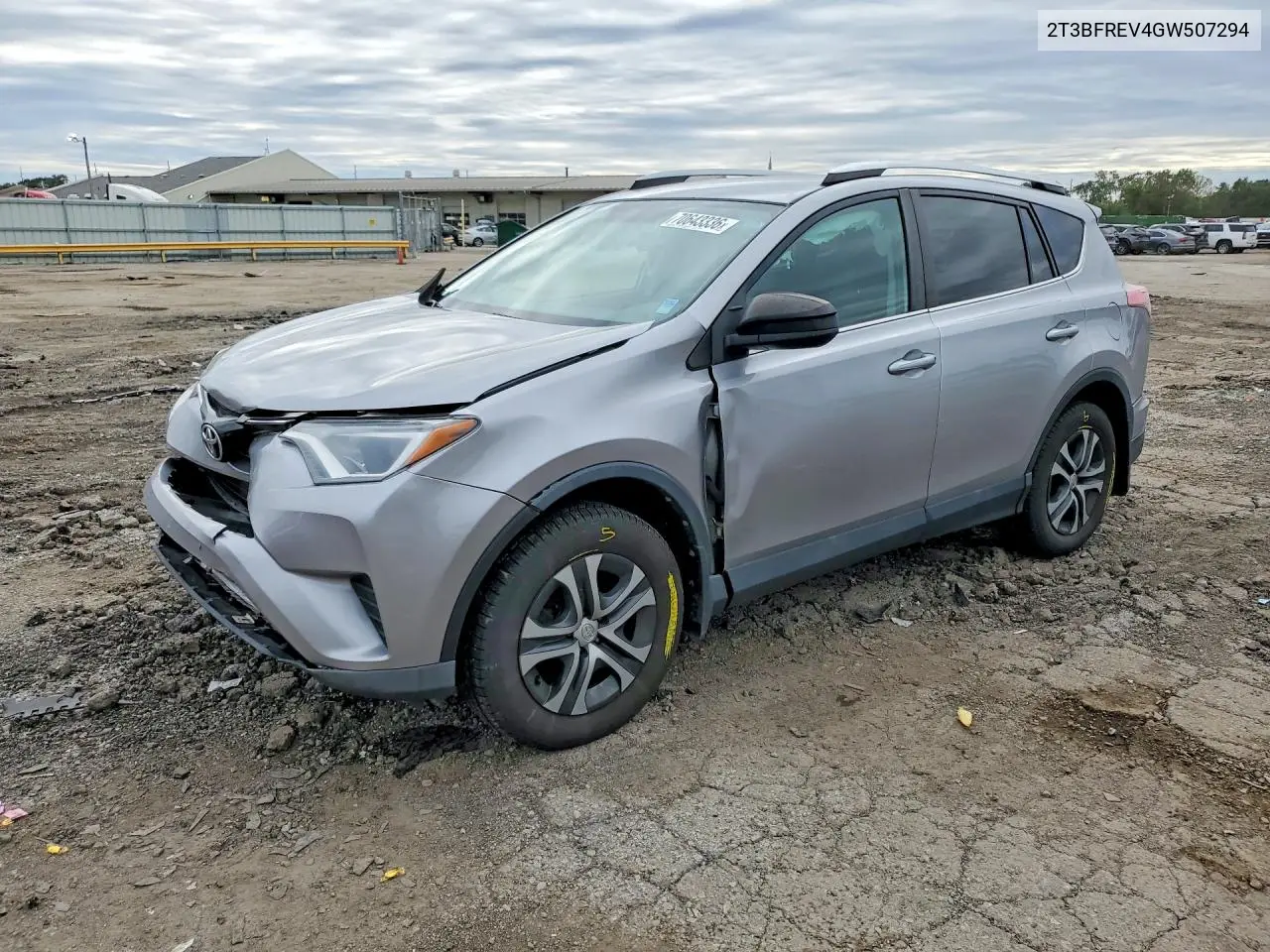 TOYOTA RAV 4 2016, VIN 2T3BFREV4GW507294