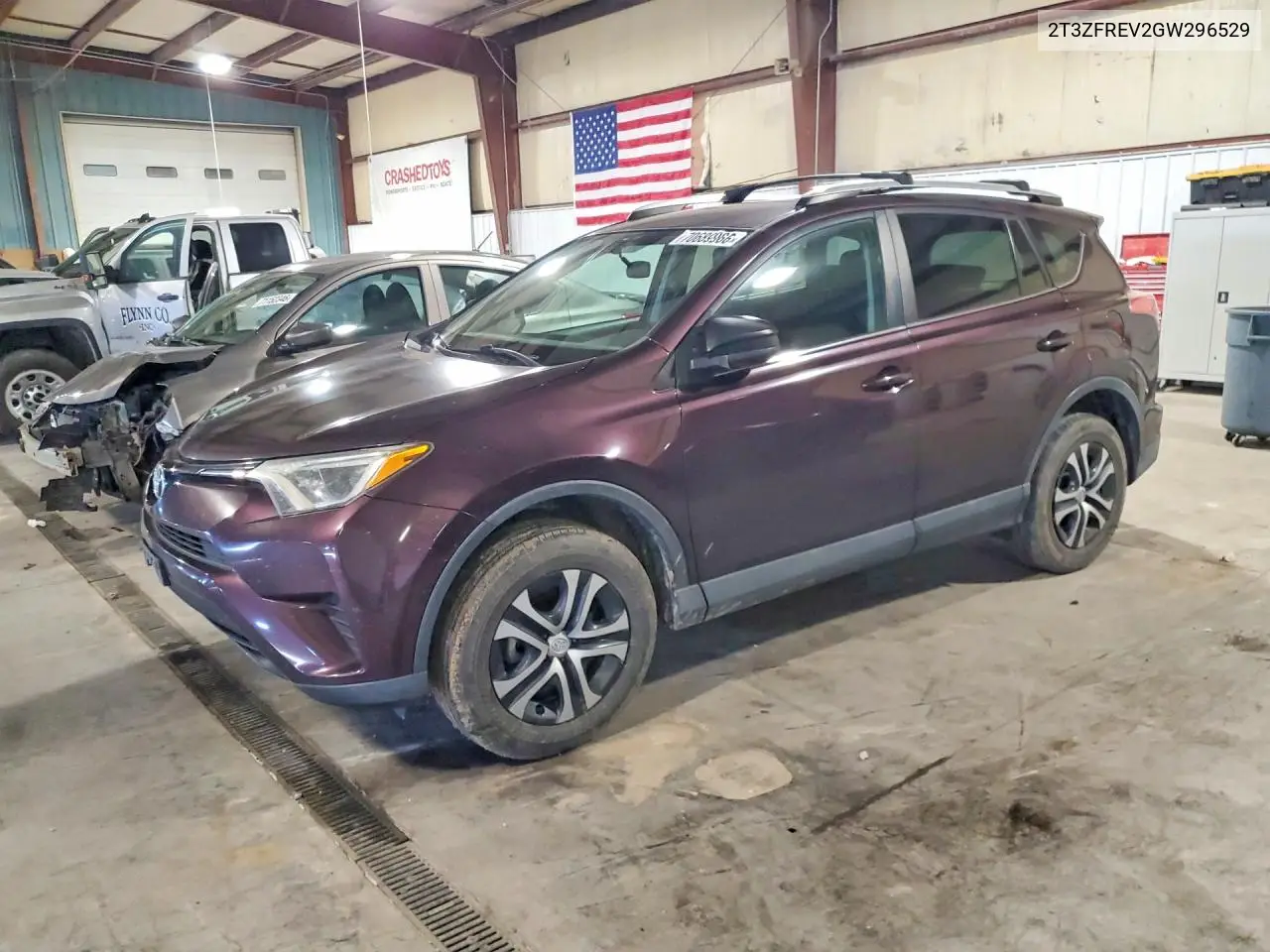 TOYOTA RAV 4 2016, VIN 2T3ZFREV2GW296529