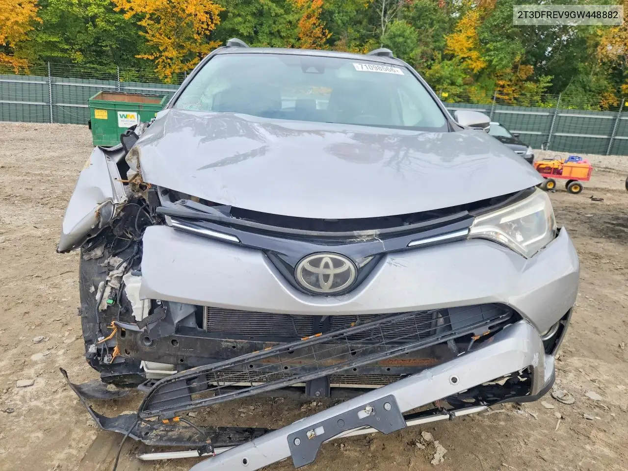 2016 TOYOTA RAV 4 VIN 2T3DFREV9GW448882 — фото 5