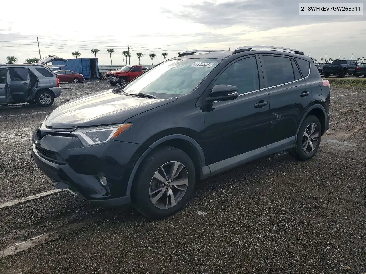 TOYOTA RAV 4 2016, VIN 2T3WFREV7GW268311
