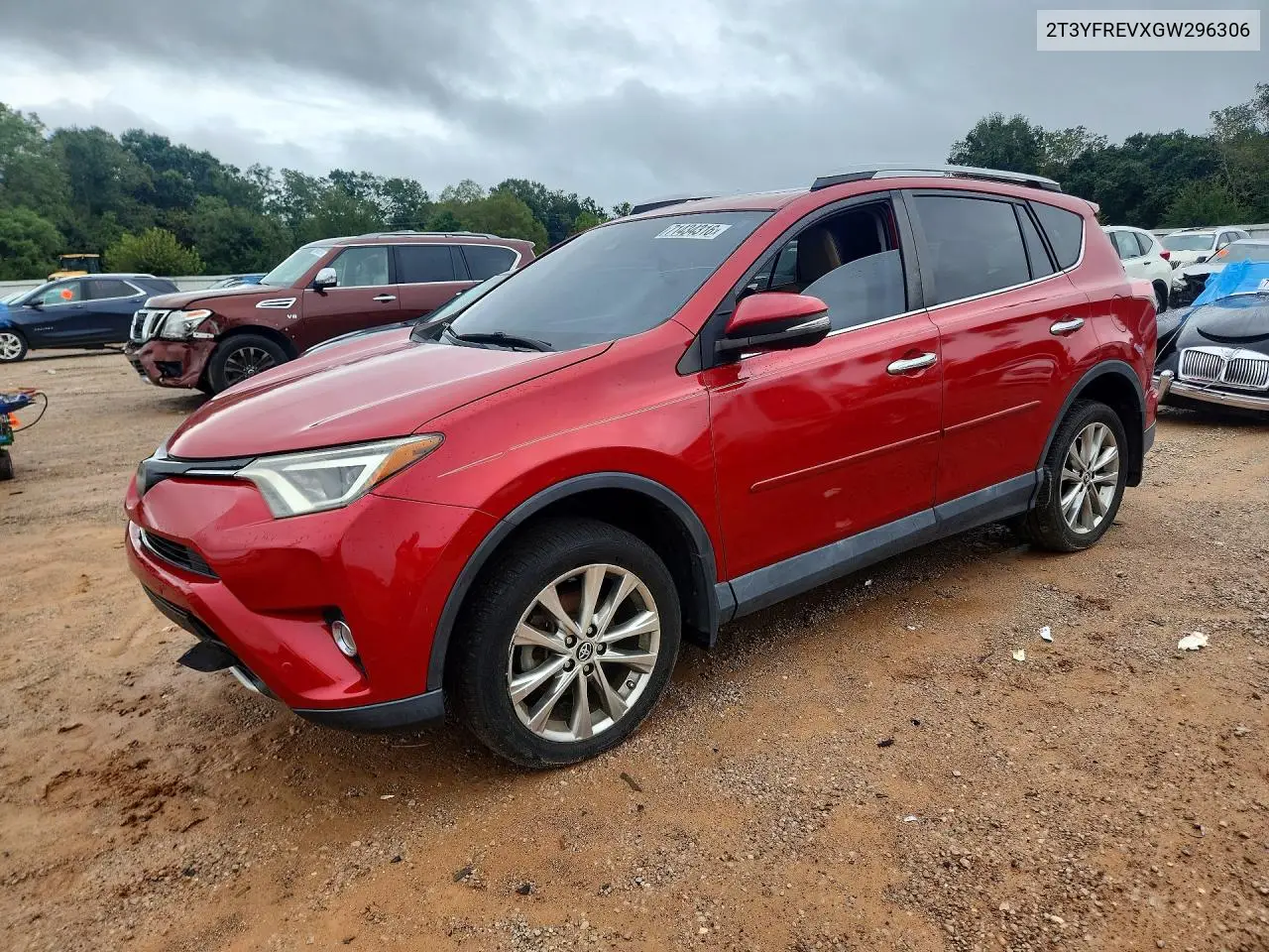 TOYOTA RAV 4 2016, VIN 2T3YFREVXGW296306