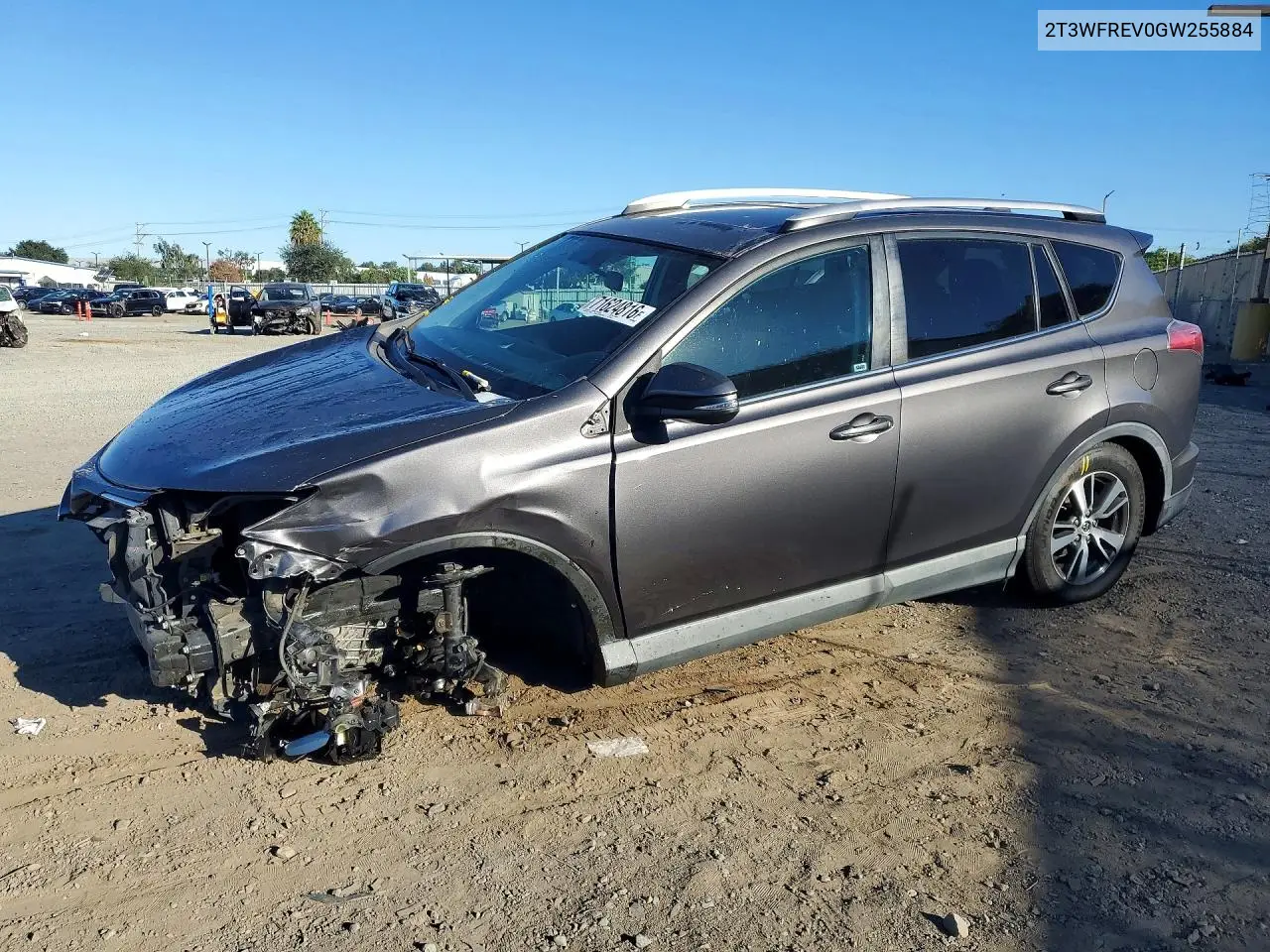 TOYOTA RAV 4 2016, VIN 2T3WFREV0GW255884