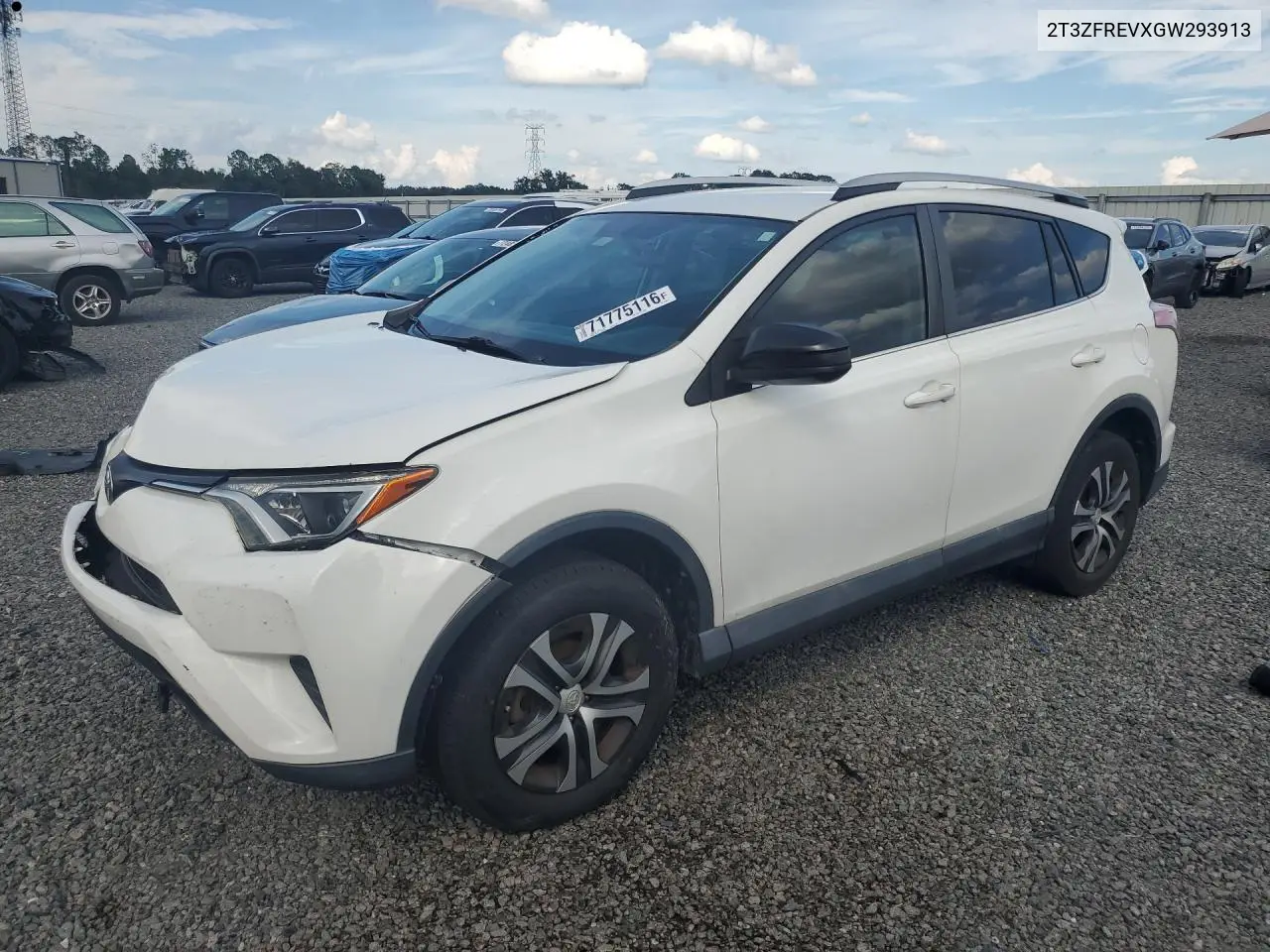 TOYOTA RAV 4 2016, VIN 2T3ZFREVXGW293913