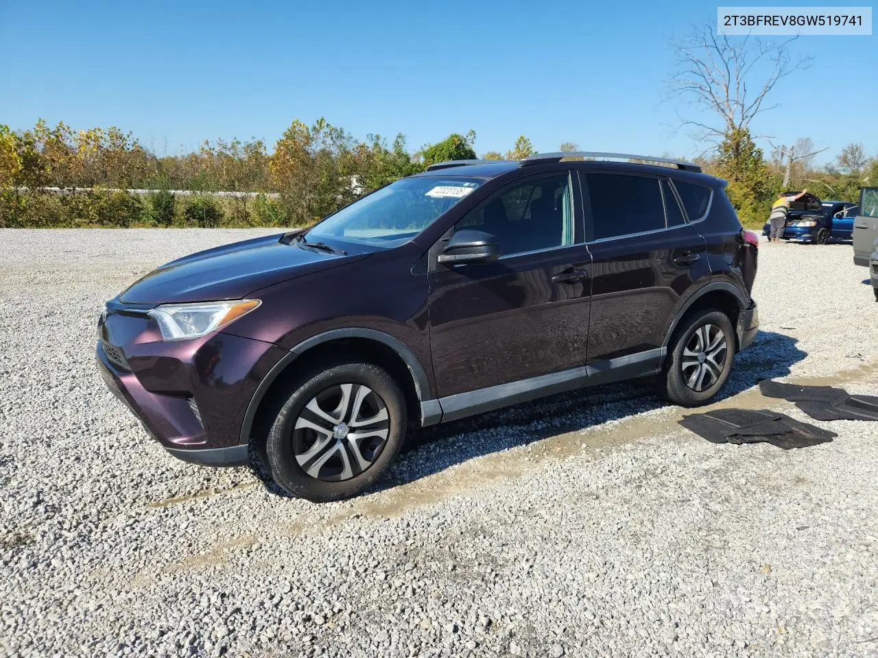 TOYOTA RAV 4 2016, VIN 2T3BFREV8GW519741
