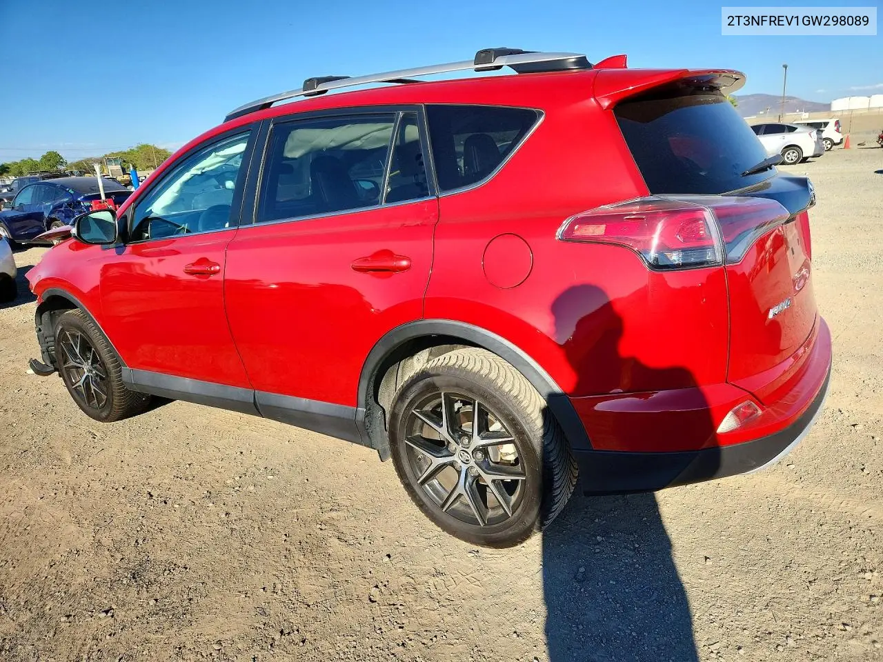 2016 TOYOTA RAV 4 VIN 2T3NFREV1GW298089 — фото 2