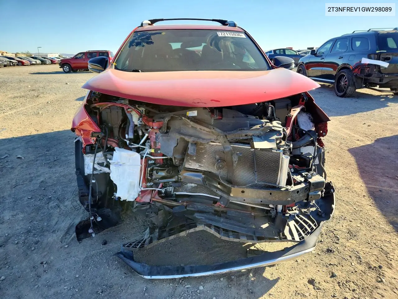 2016 TOYOTA RAV 4 VIN 2T3NFREV1GW298089 — фото 5
