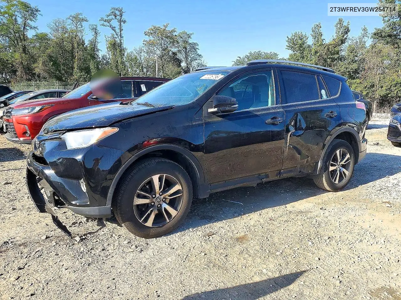 TOYOTA RAV 4 2016, VIN 2T3WFREV3GW254714
