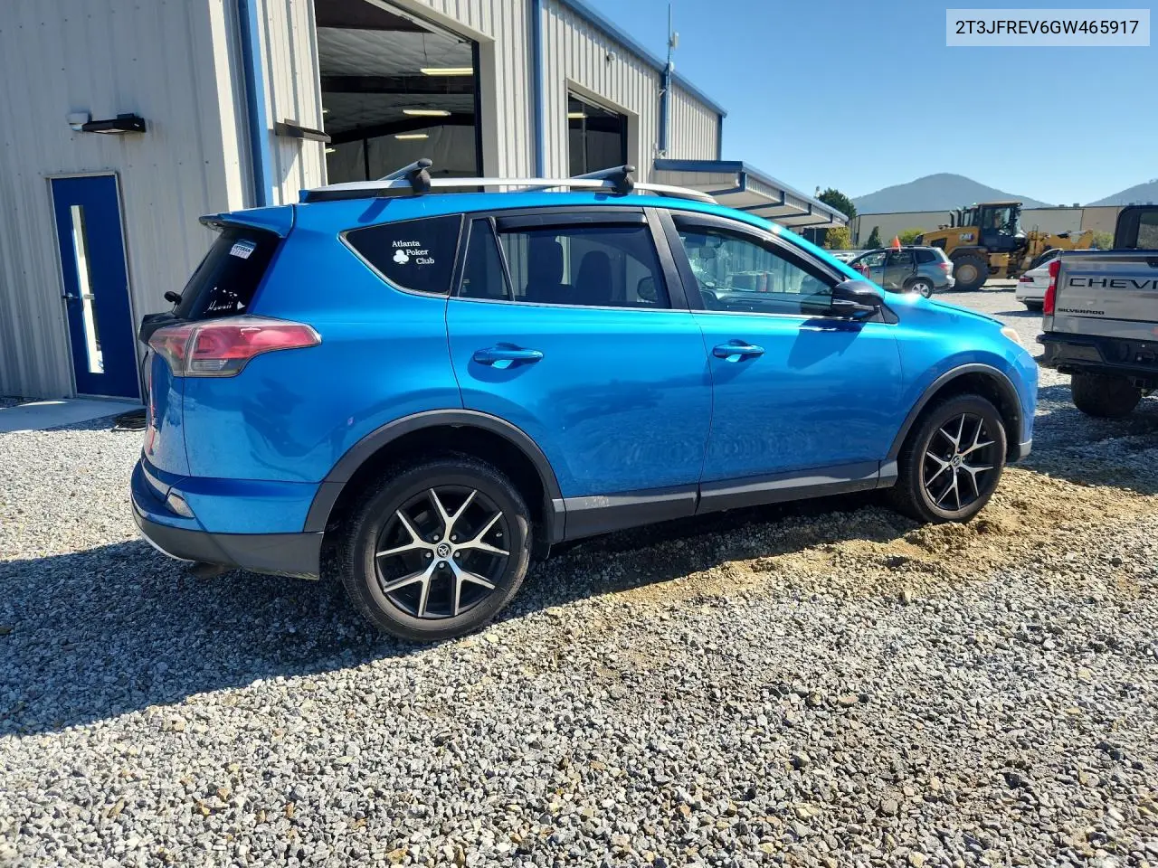2016 TOYOTA RAV 4 VIN 2T3JFREV6GW465917 — фото 3