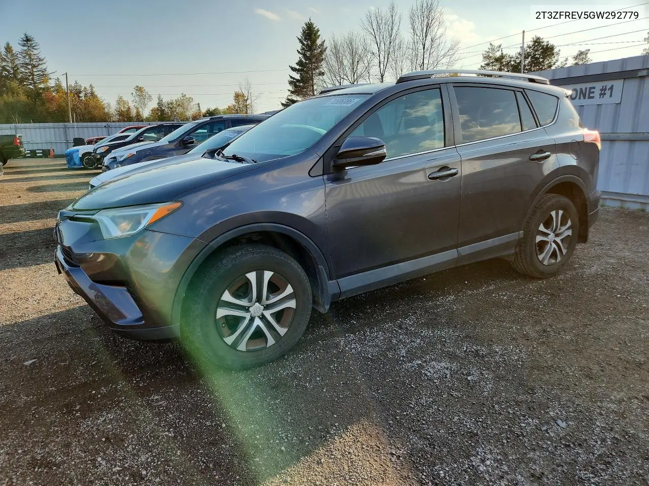 TOYOTA RAV 4 2016, VIN 2T3ZFREV5GW292779