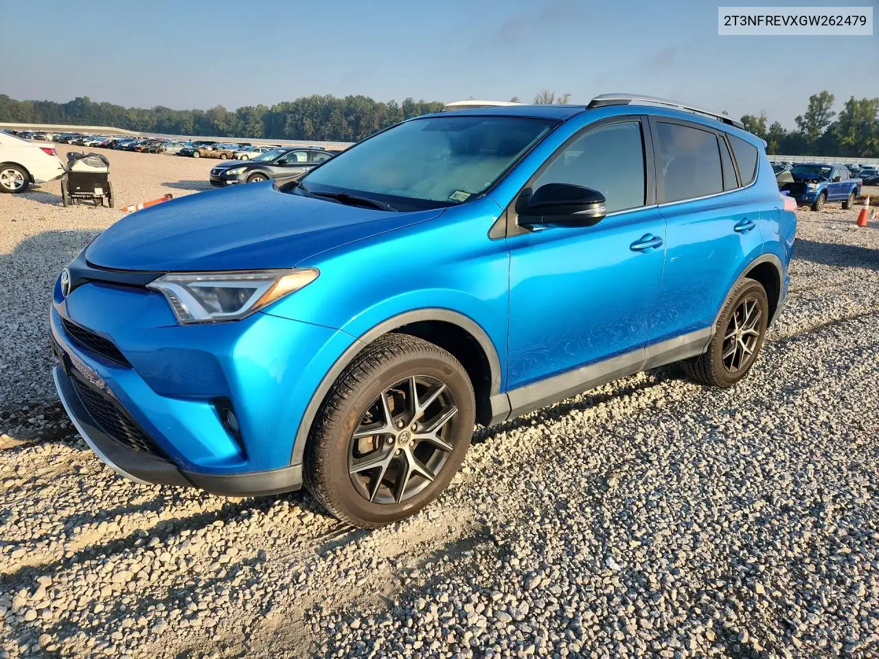 TOYOTA RAV 4 2016, VIN 2T3NFREVXGW262479