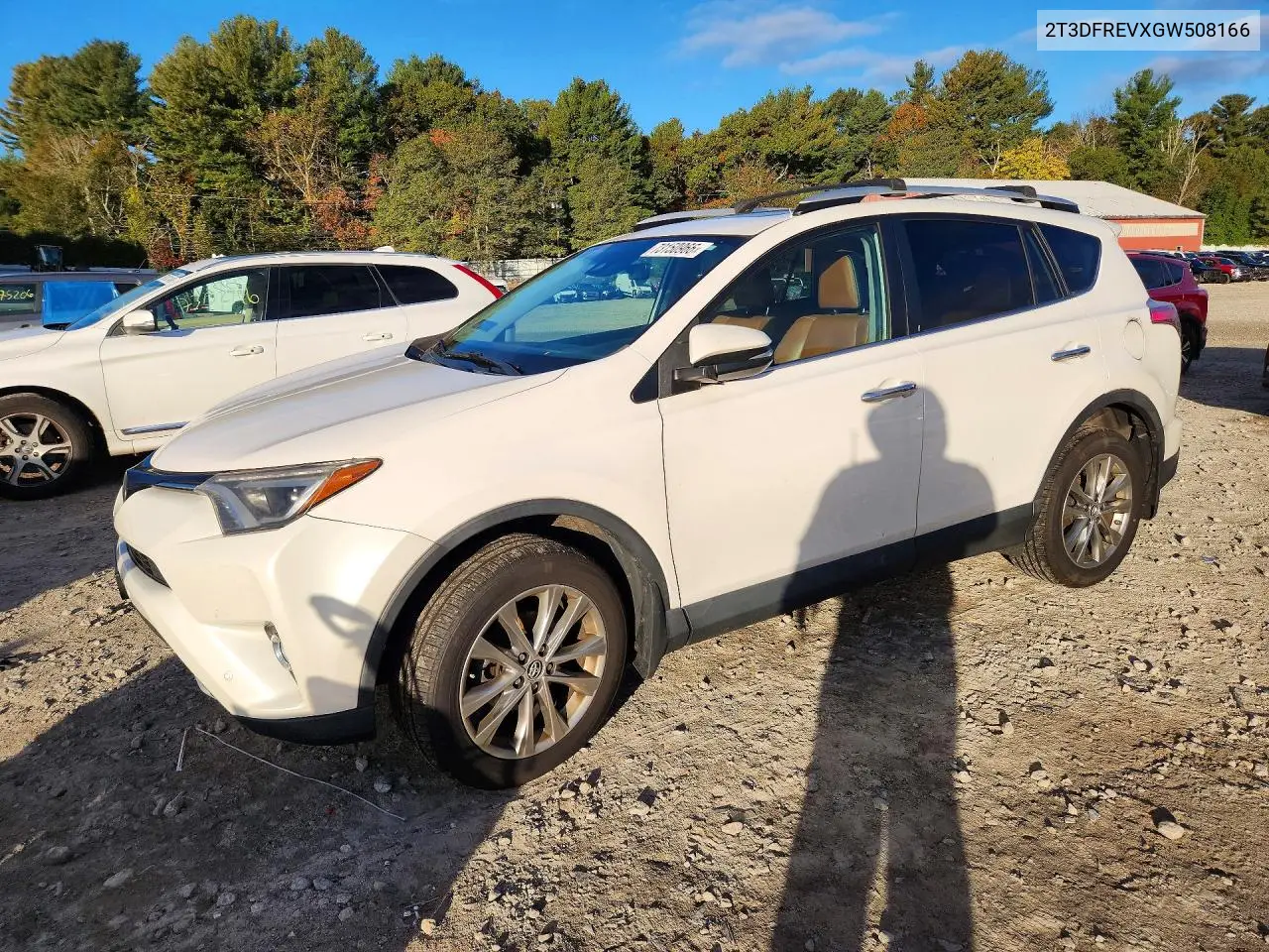 TOYOTA RAV 4 2016, VIN 2T3DFREVXGW508166