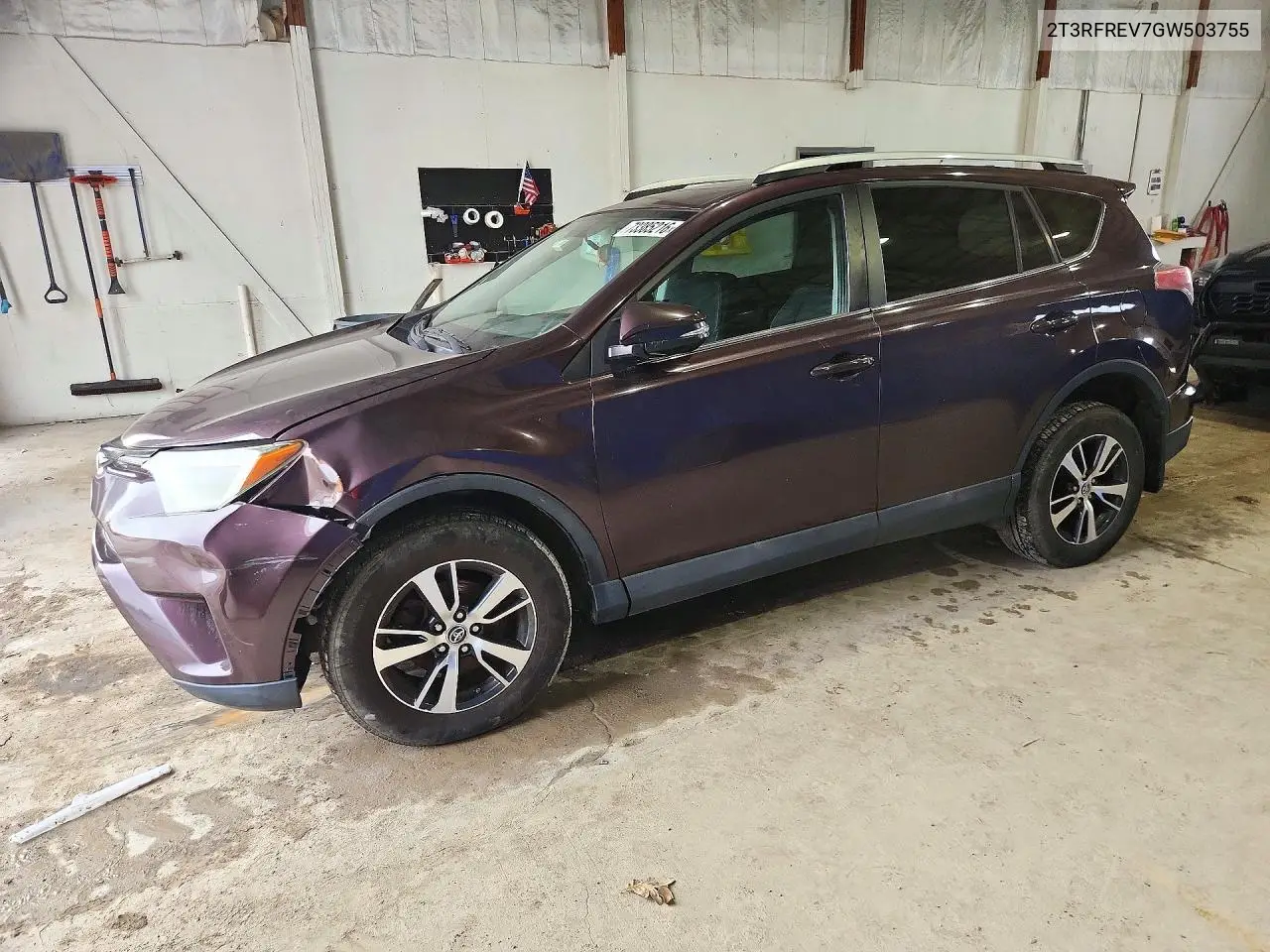 TOYOTA RAV 4 2016, VIN 2T3RFREV7GW503755