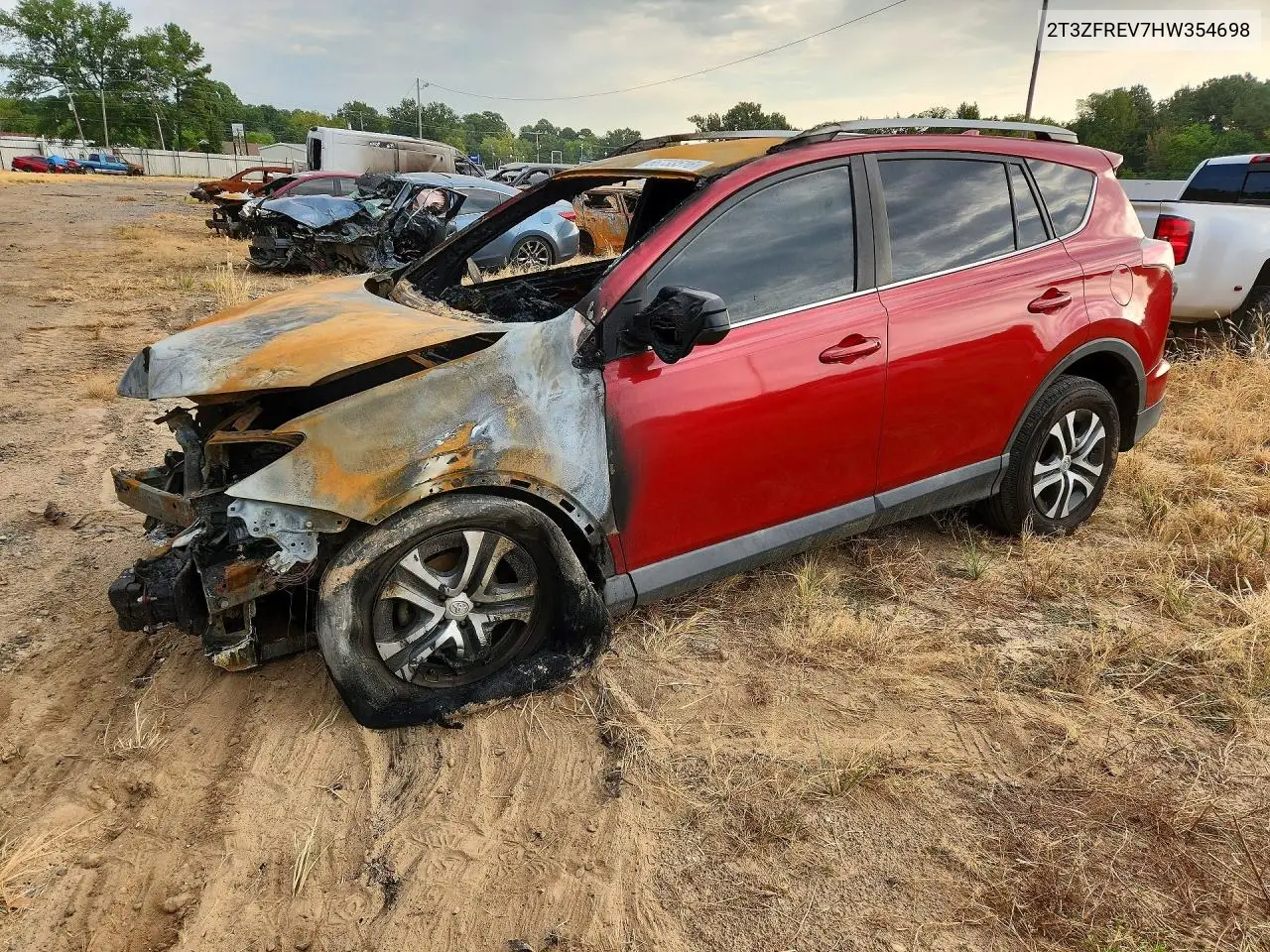 TOYOTA RAV 4 2017, VIN 2T3ZFREV7HW354698