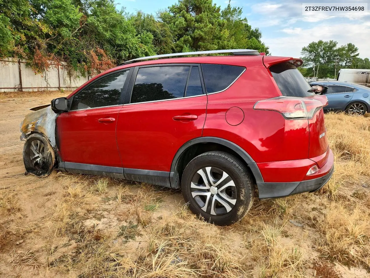 2017 TOYOTA RAV 4 VIN 2T3ZFREV7HW354698 — фото 2