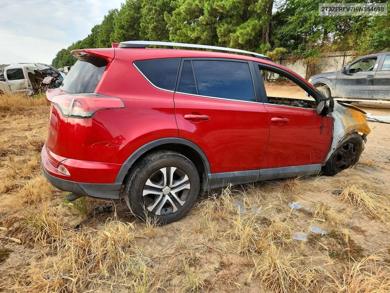 2017 TOYOTA RAV 4 VIN 2T3ZFREV7HW354698 — фото 3