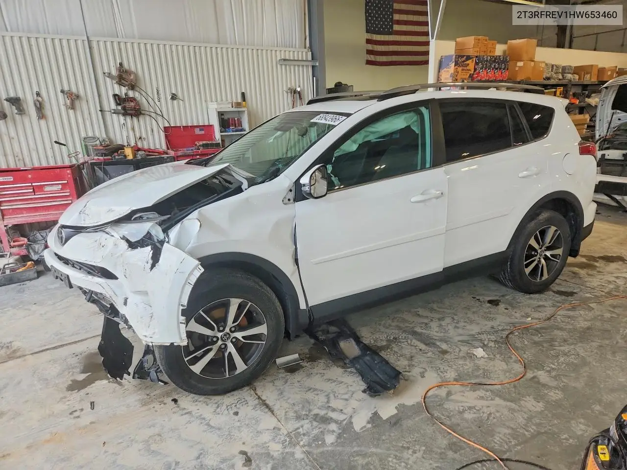 TOYOTA RAV 4 2017, VIN 2T3RFREV1HW653460