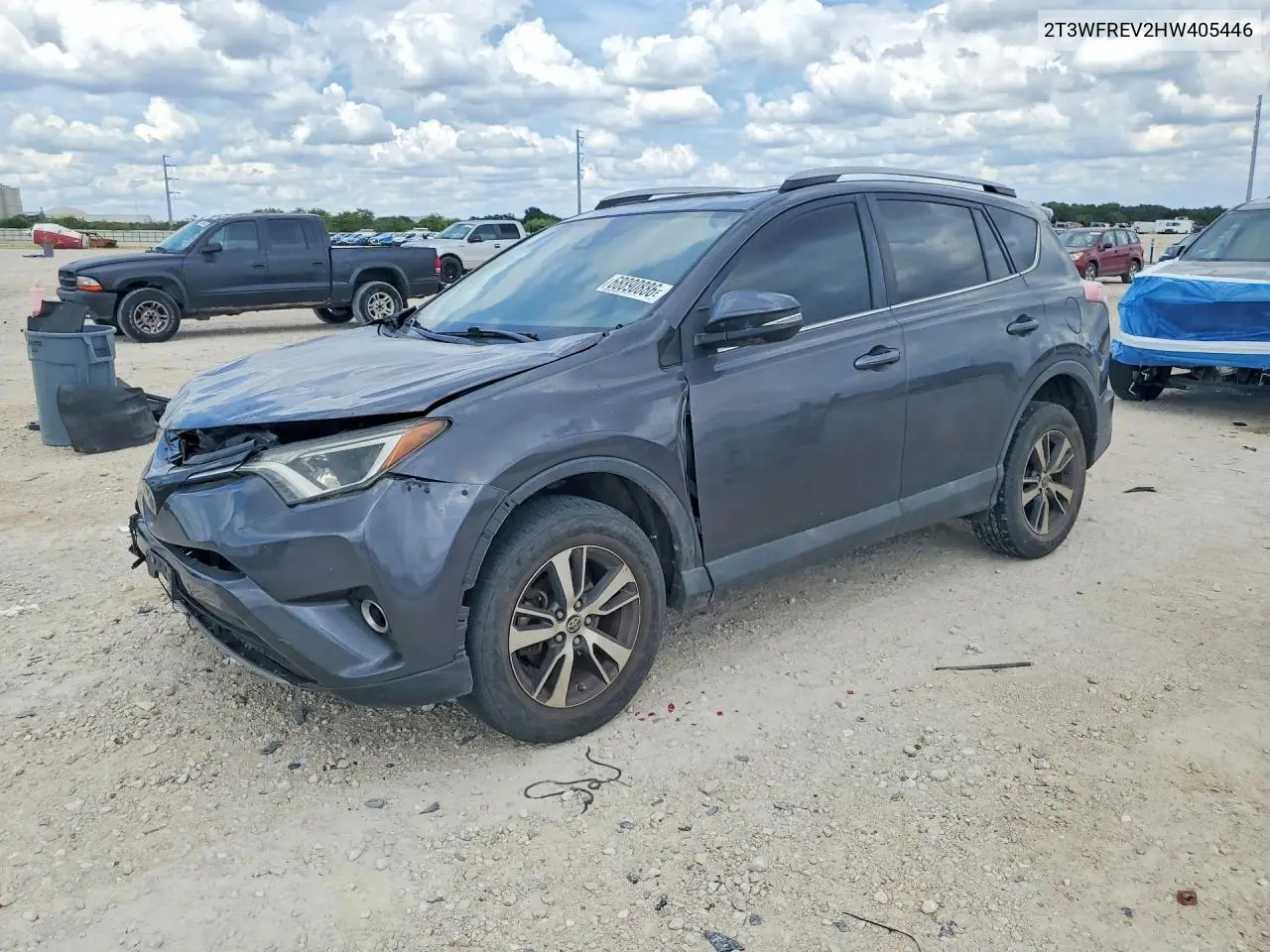 TOYOTA RAV 4 2017, VIN 2T3WFREV2HW405446
