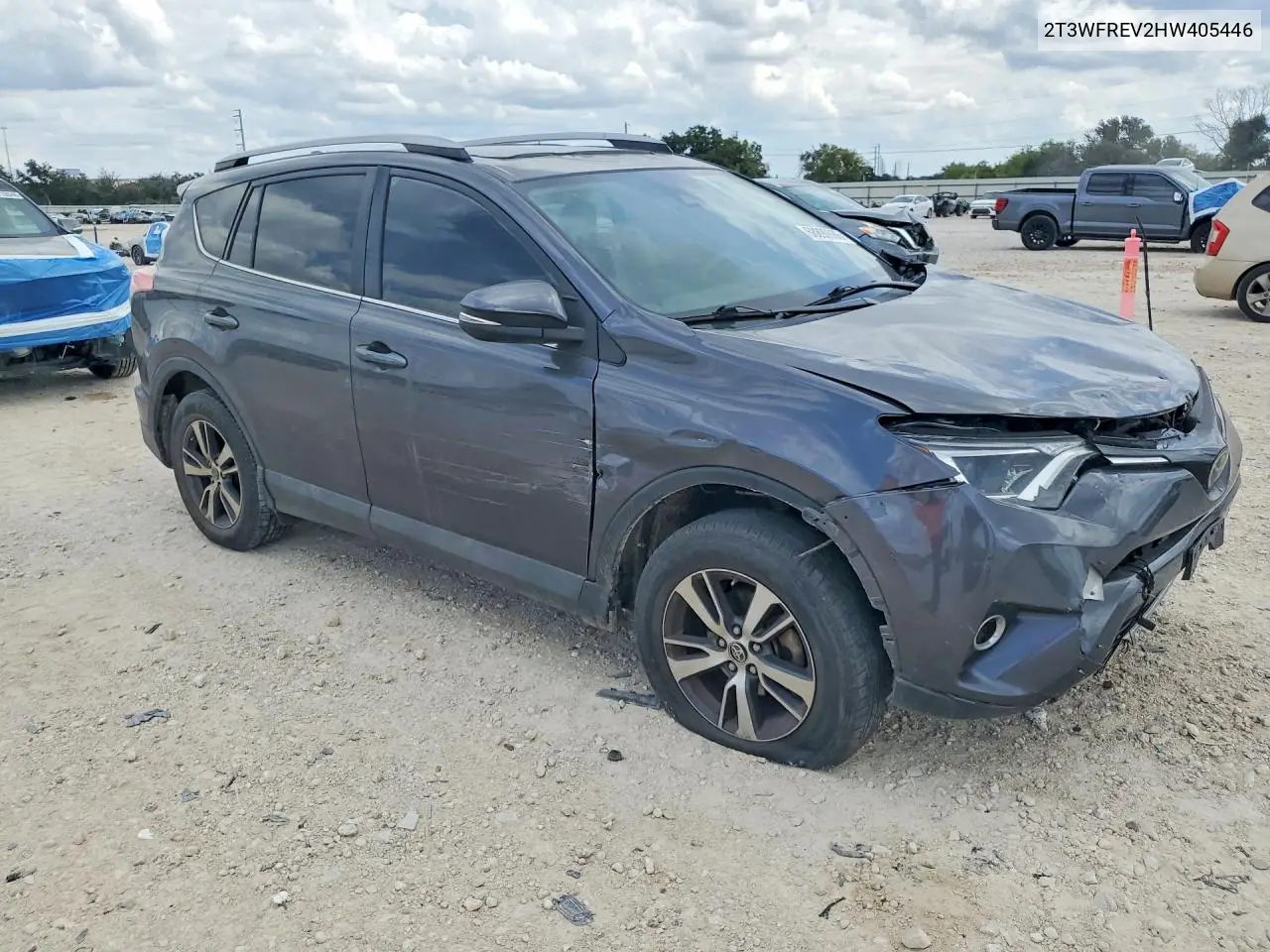 2017 TOYOTA RAV 4 VIN 2T3WFREV2HW405446 — фото 4