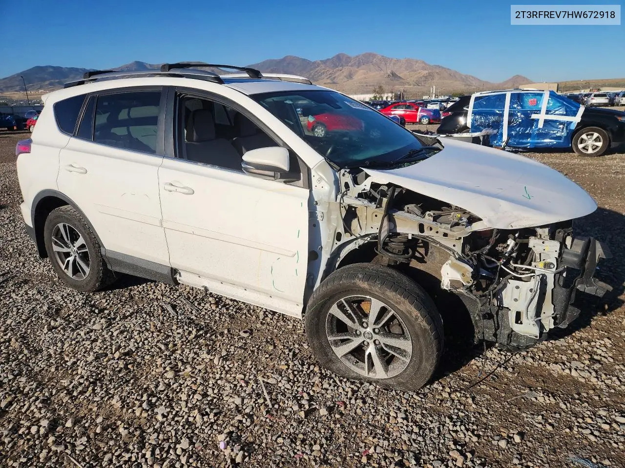 2017 TOYOTA RAV 4 VIN 2T3RFREV7HW672918 — фото 4
