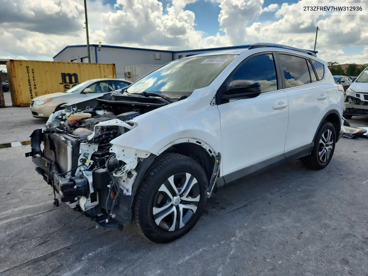 TOYOTA RAV 4 2017, VIN 2T3ZFREV7HW312936