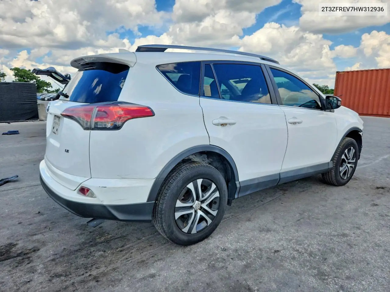 2017 TOYOTA RAV 4 VIN 2T3ZFREV7HW312936 — фото 3