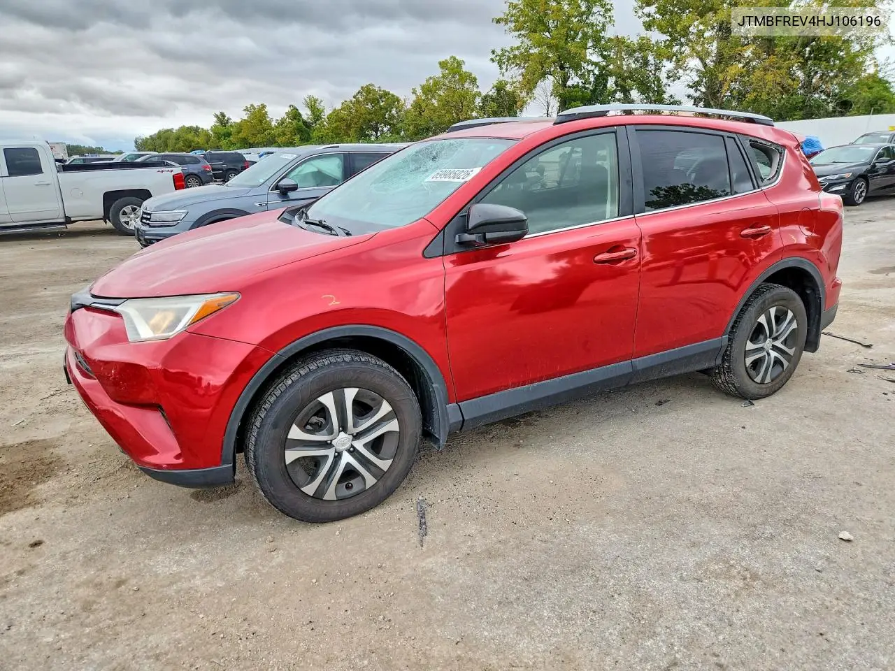 TOYOTA RAV 4 2017, VIN JTMBFREV4HJ106196