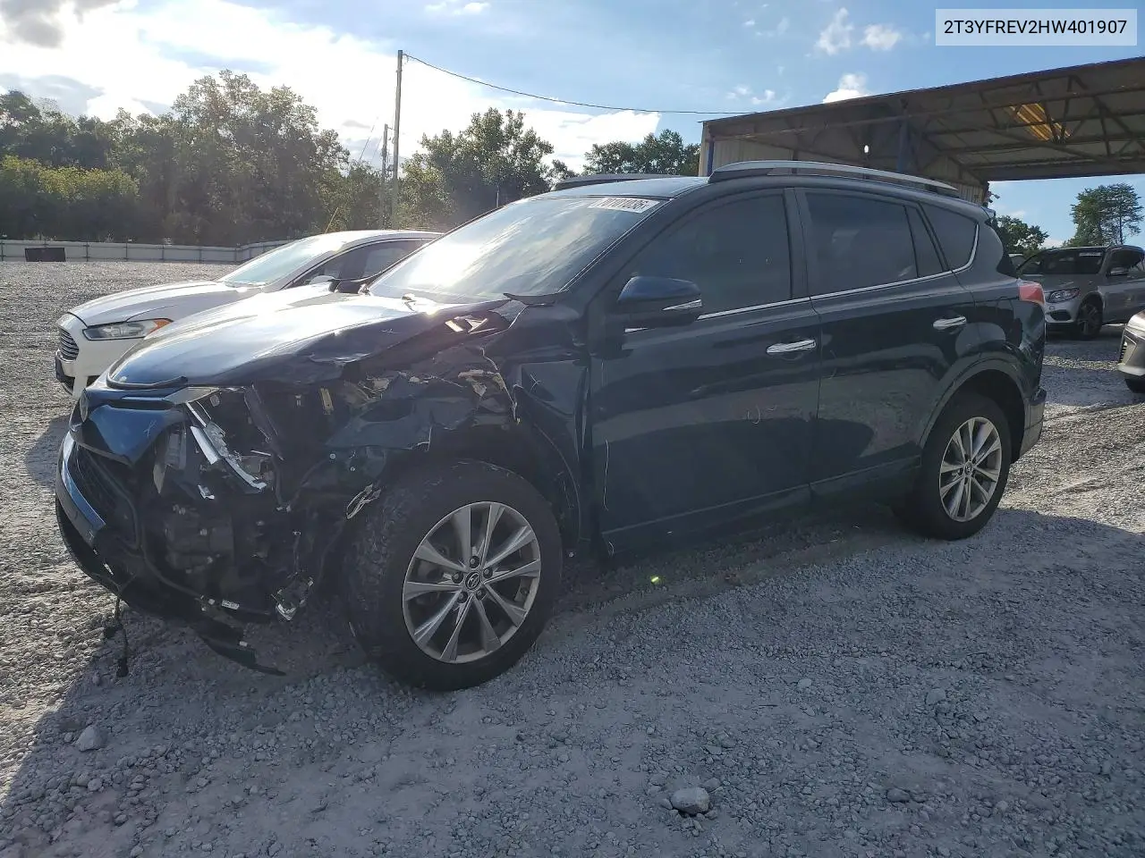 TOYOTA RAV 4 2017, VIN 2T3YFREV2HW401907