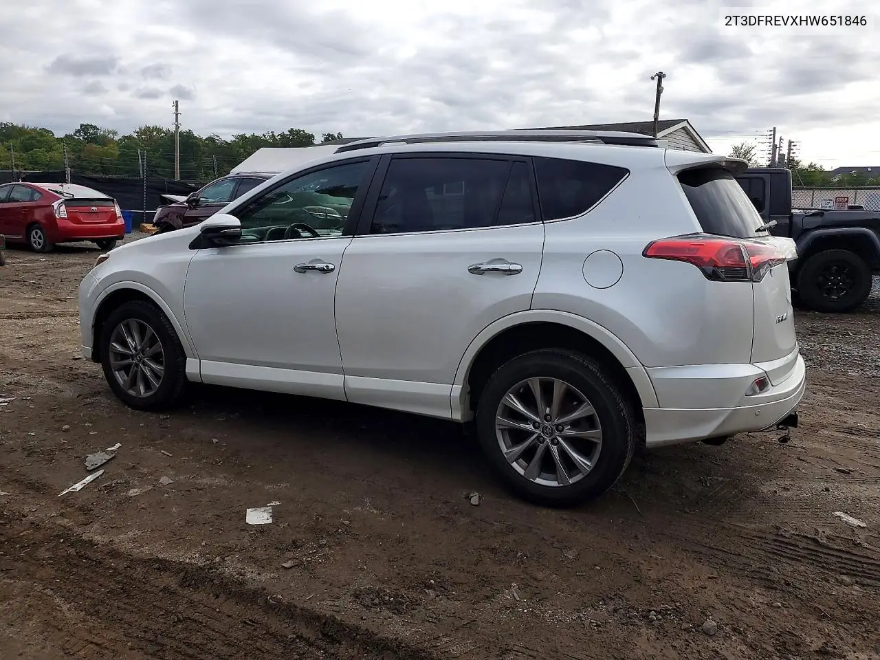 2017 TOYOTA RAV 4 VIN 2T3DFREVXHW651846 — фото 2